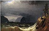 Sanford Robinson Gifford Storm King of the Hudson painting